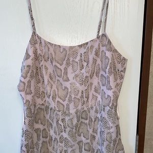 snakeskin romper